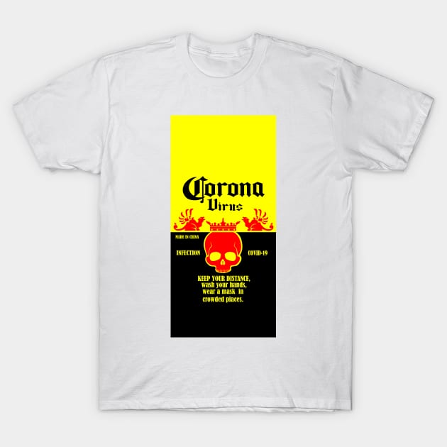 coronavirus T-Shirt by Dimedrolisimys